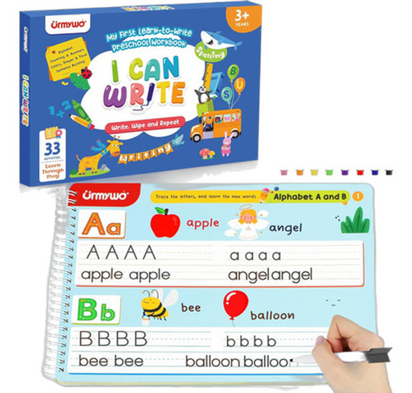 Libro De Actividades Para Niños De 3 A 6 Años, Educativo 0