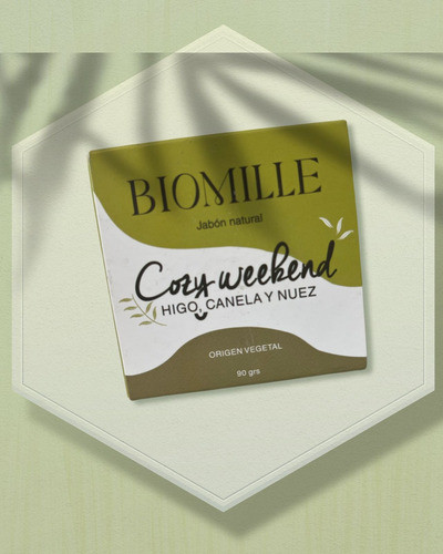 Biomille Jabon Natural Cozy Weehend 90g 1