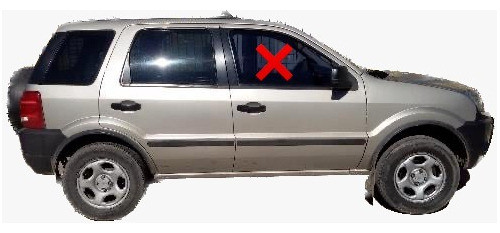 Vidrio Puerta Delantera Derecha Ford Ecosport Línea Vieja 0