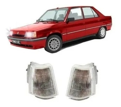 Juego De Faros Giro Delantero Renault R9 R11 Originales 0