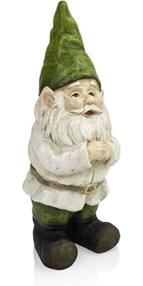 Gnomo Alpino Doblando Las Manos Mirando La Estatua Del Jardí 0 Gnomo Alpino Doblando Las Manos Mirando La Estatua Del Jardí 0