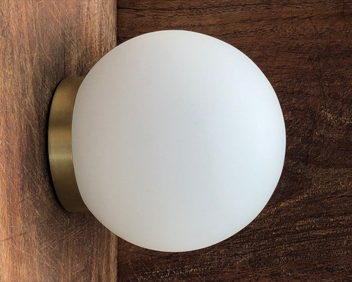 Aplique Economico Globo Vidrio 15 Cm Diam Gm Lamps 0