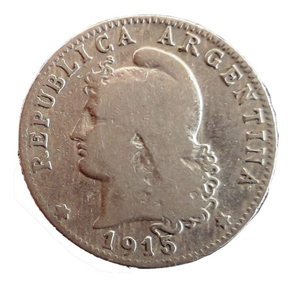 Argentina Moneda Del Año 1915 De 20 Centavos - Niquel 0