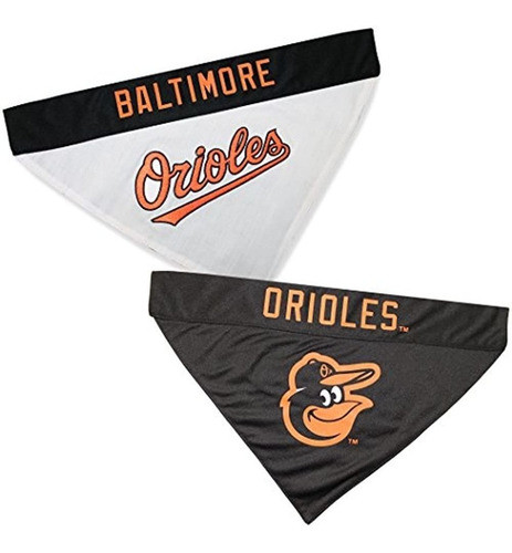 Pets First Orl3217sm Mlb Baltimore Orioles Reversible Pet Ba 0