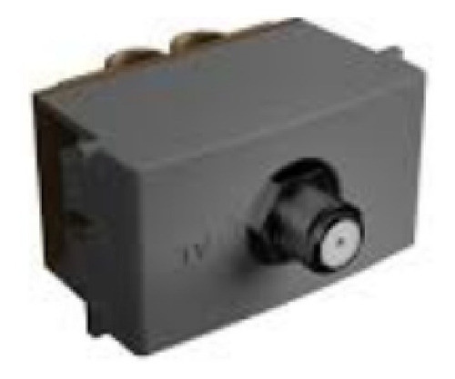 Toma Tv-catv Pasante Pin Fino 1 Deriv. Gris Teclastar - Stg 0