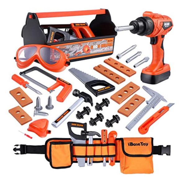 Ibasetoy Juego De Herramientas Para Niños, 32 0 Ibasetoy Juego De Herramientas Para Niños, 32 0