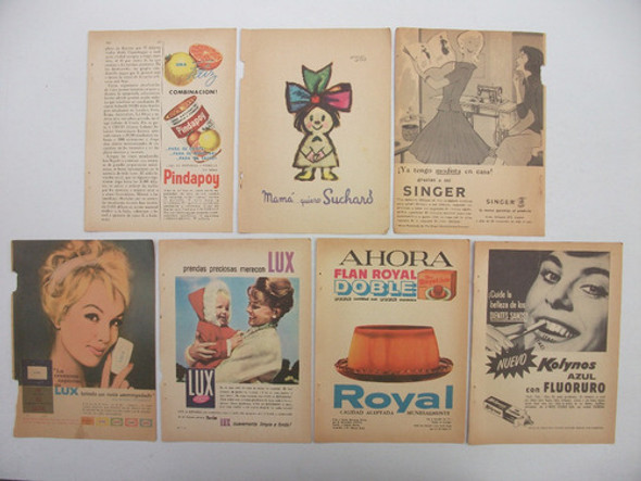 Lote De Antiguas Publicidades De Revistas 1