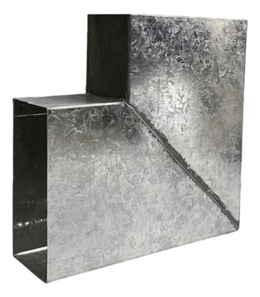 Codo 2x4 Pulgadas A 90 Grados De Perfil Para Agua Zinguería 0