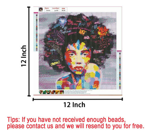 Pintura Por Diamantes Kit Completo 40x40cm -7qs7zc4v 1