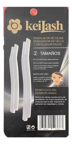Perfilador De Cejas Y Exfoliador Facial X4 Keilash 1