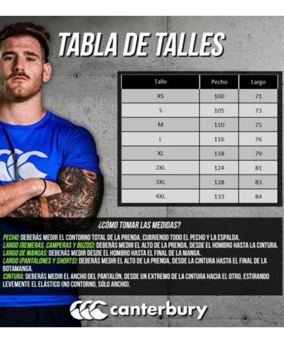 Remera Canterbury 120 Years Gris 1