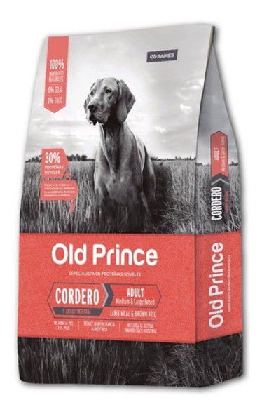 Old Prince Proteínas Noveles Perro Adulto Cordero  15 kg 0