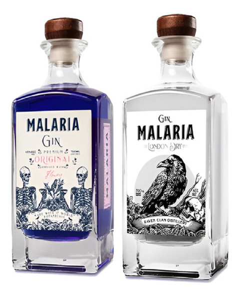 Gin Malaria London Dry 700 Ml + Gin Malaria Original 700 Ml 0