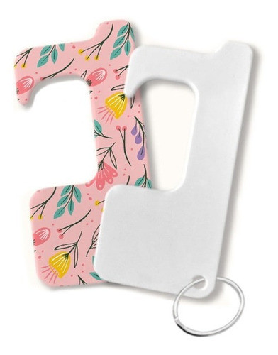 Llavero Abre Puertas Polímero Sublimable Con Argolla X14u. 0