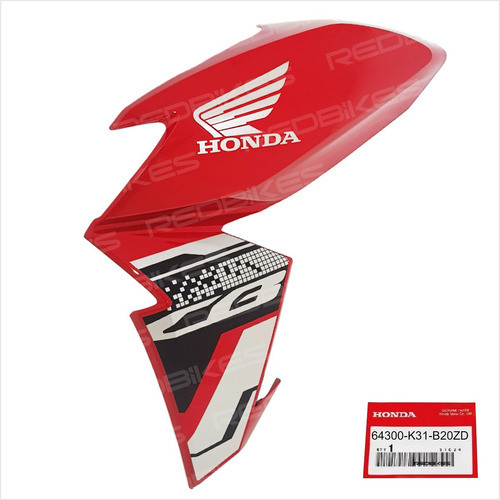 Cacha Tanque Honda Cb 250 New Twister 2022 Izquierda Roja P1 0