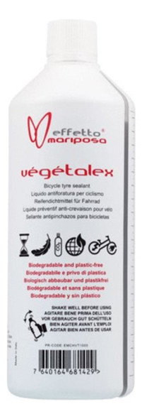 Líquido Sellador Tubeless Effetto Mariposa Vegetalex 1000ml 0