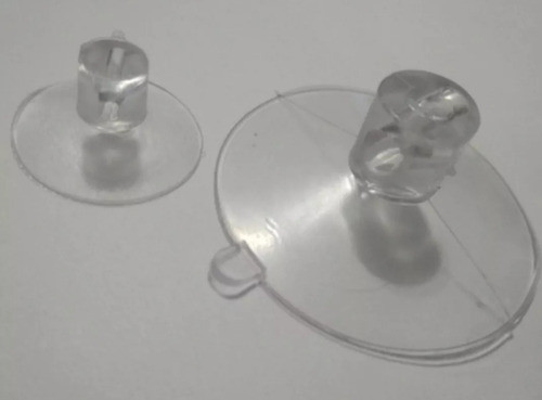 25 Ventosas De Goma 5 Cm Transparentes Para La Mesa O Pecera 1