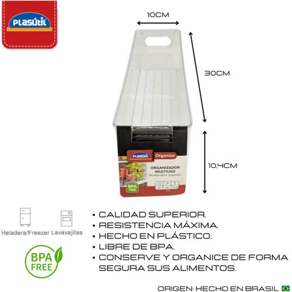 Cajón Heladera Alacena Plástico Libre Bpa Pettish Online Vc 1