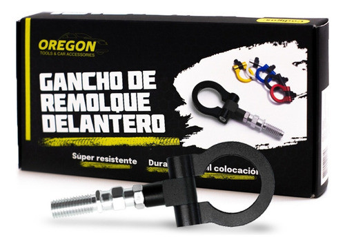 Gancho De Remolque Delantero Tow Hook Deportivo Unive Negro 1