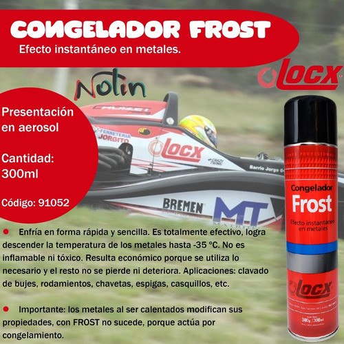 Congelador Frost Locx - Efecto Instantáneo Metales - Nolin 1