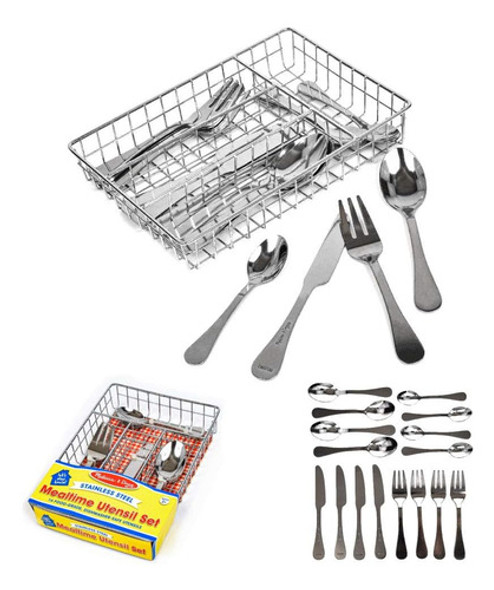 Conjunto Utensilios Cocina Acero Inoxidable Melissa   Doug 0