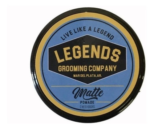 Pomada Para El Cabello Matte Legends 50 Gr Soluble En Agua 0