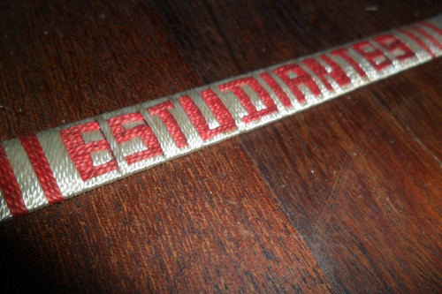 Estudiantes Pincha Pulsera Tejido Retro Vintage Hilo Futbol 1