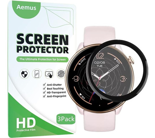 Protector De Pantalla 3d Para Amazfit Gtr Mini Pack 3 Uni 0 Protector De Pantalla 3d Para Amazfit Gtr Mini Pack 3 Uni 0