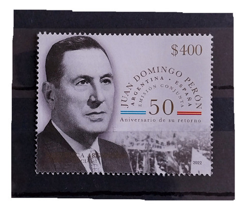 2022. Juan Domingo Peron. Mint 0