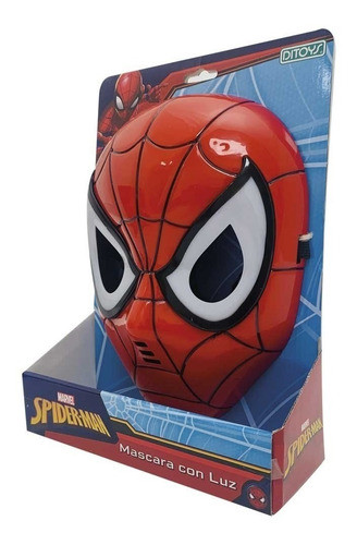 Mascara Spiderman Marvel Con Luz Ditoys Mt3 2488 Ttm 1