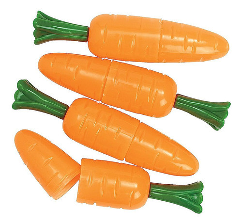 Contenedores De Caramelos De Zanahoria De Plástico Fun Expre 0