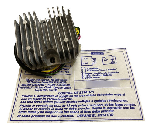 Regulador De Voltaje Wr 250 12 Volt - 8 Amp / Pietcard 1205 0