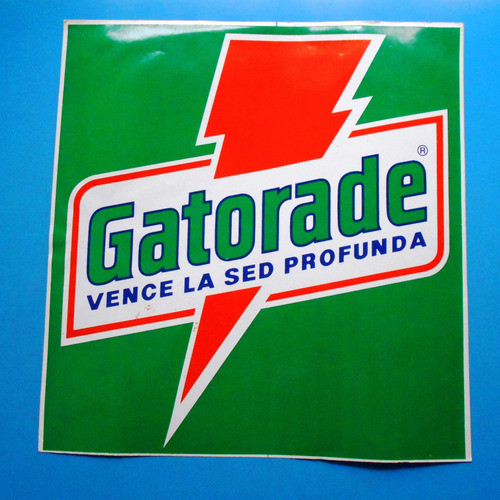 Antiguo Calco De Gatorade Excelente Estado. 0