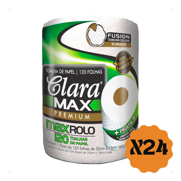 Papel Toalla Cocina Clara Maxi Rollo X 120 Toallas Pack 24 1 Papel Toalla Cocina Clara Maxi Rollo X 120 Toallas Pack 24 1