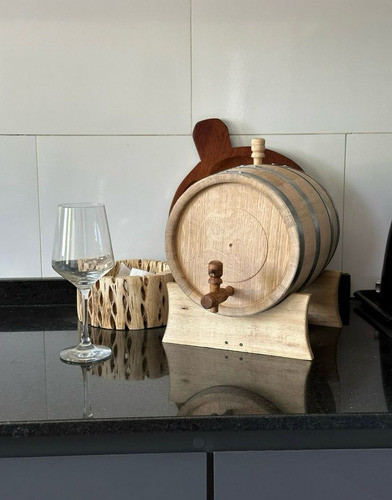 Barril, Barrica De 2 Litros Para Vino, Whisky, Ron. 1