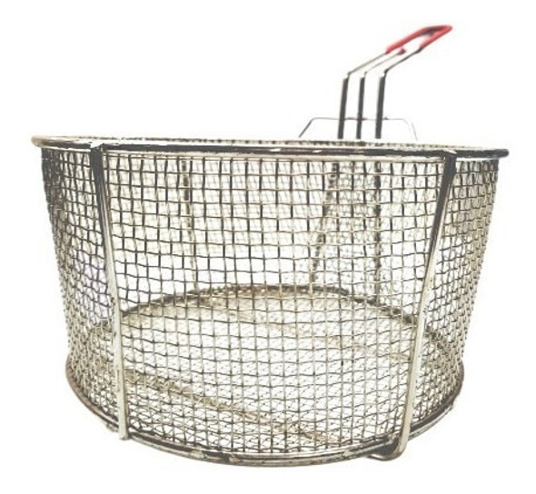 Canasto Freidor 22 Cms. Redondo Alambre Estañado 1 Canasto Freidor 22 Cms. Redondo Alambre Estañado 1