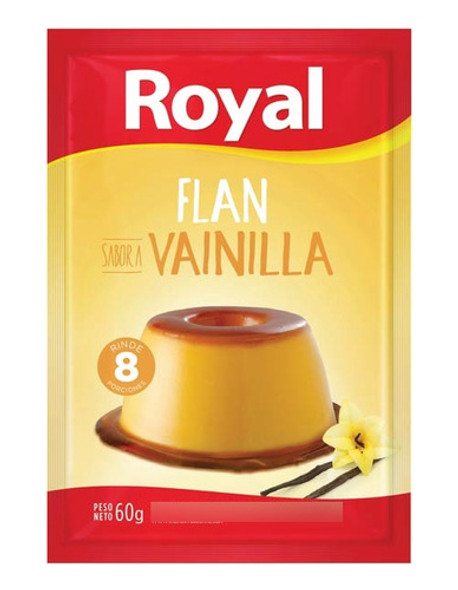 Pack X 24 Unid. Flan  Vainilla 60 Gr Royal Flanes 0