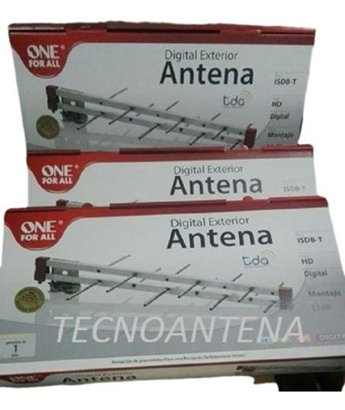 Antena Digital One For All Tda + 15 Mts Cable 0