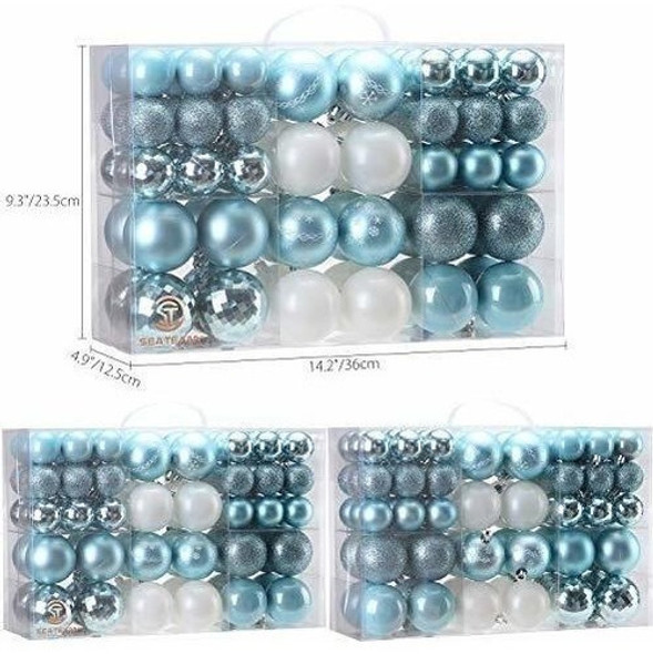 Kit De 86 Piezas De Adornos De Bolas De Navidad Surtidos 0 Kit De 86 Piezas De Adornos De Bolas De Navidad Surtidos 0