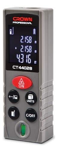 Medidor De Distancia Laser Crown Japan 40m Profesional Metro 0