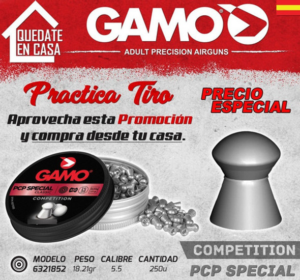 Combo Balines Gamo Pcp Special 5,5 X250 X 3 Latas 750 Tiros 1