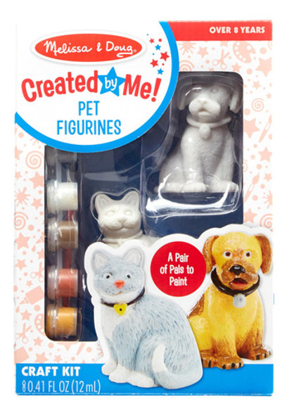 Melissa Y Doug Decorateyourown Mascotas Figurines Kit Para M 0