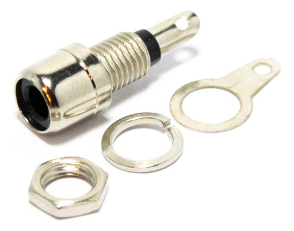 Conector Jack Rca Hembra Negro Para Chasis X4 Unidades 0