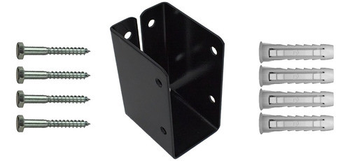 Caja Fijacion Tirante 2x3 + Tarugo 10mm + Tirafondo Madera 0