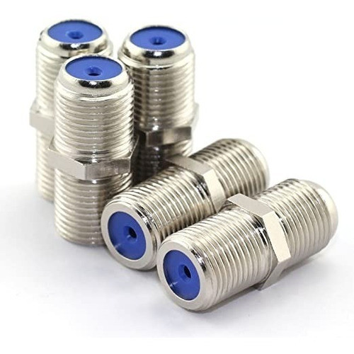Kit 5 Adaptador F Hembra / Hembra 1,25 Ghz - Bajo Ruido Iu 0