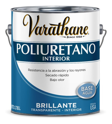 Poliuretano Interior Brill (b.ag) 3.785lts Va Rust Oleum 0