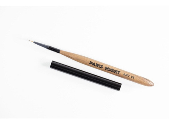 Pincel Liner Kolinsky Fino Nail Art Profesional Con Tapa 1