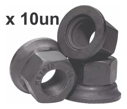 Pack 10un Tuerca Rueda Discos 22x1.5mm Camion Llave 32 0