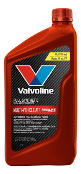 Aceite Valvoline Maxlife Cvt Dex/merc Atf Caja Automatica 0