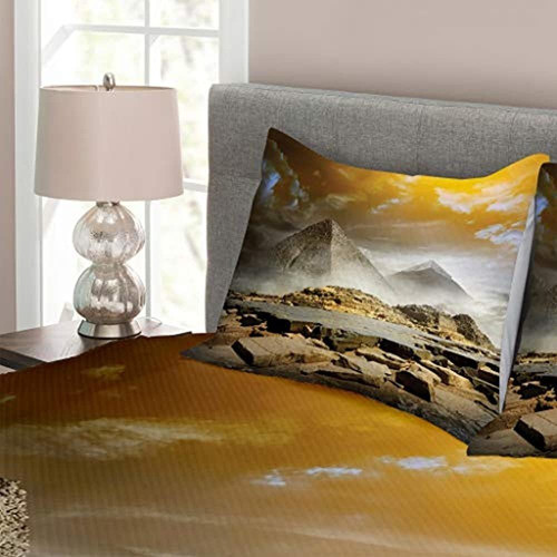 Ambesonne Colcha Con Estampado Egipcio, Nubes De Tormenta So 1